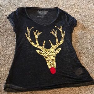 Cute Rudolph T-shirt 🎄